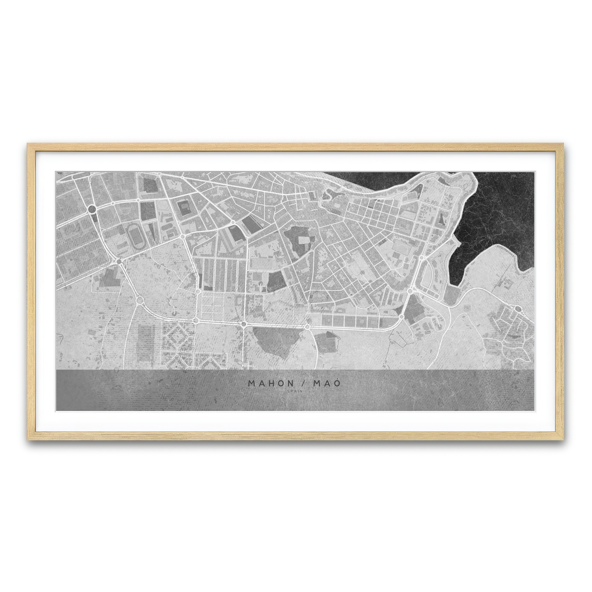 Framed Print 2x1 Natural