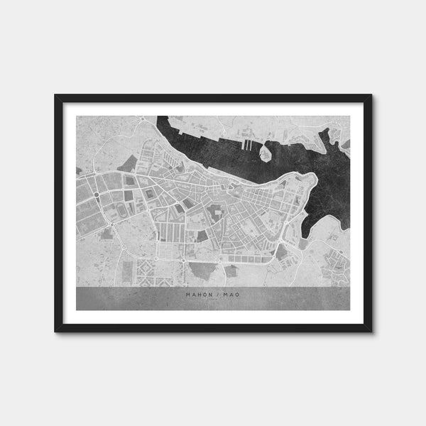 Mahon Map 2 Wall Art — Framed Print Format preview