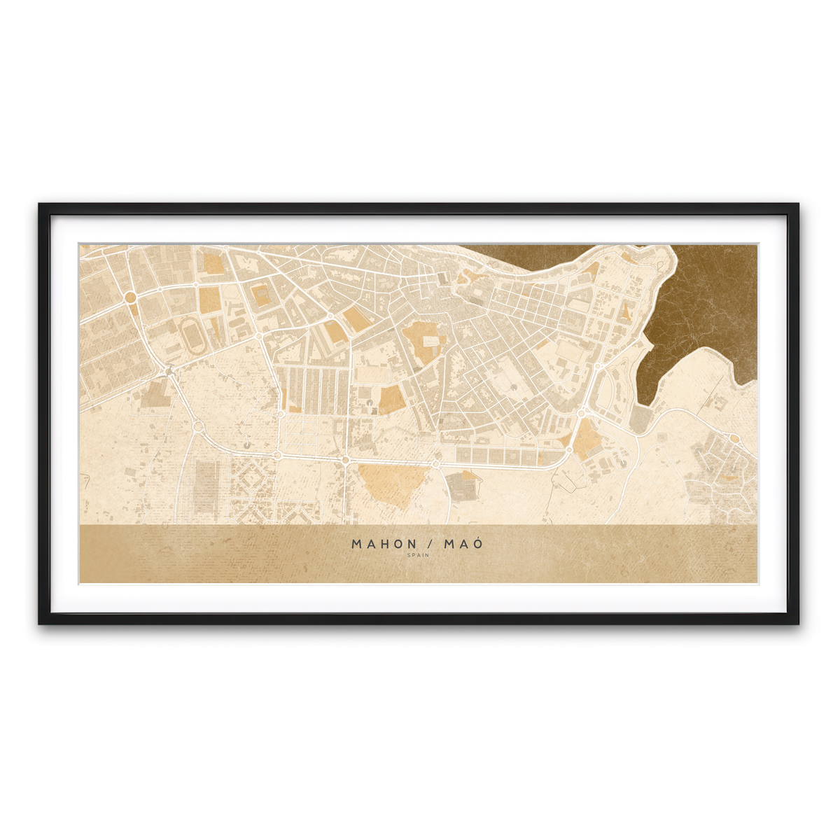 Framed Print 2x1 Black