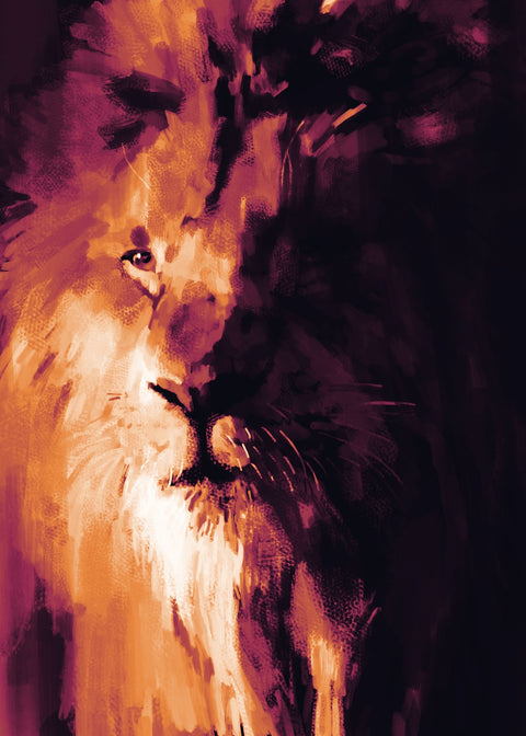 Majestic Lion Wall Art