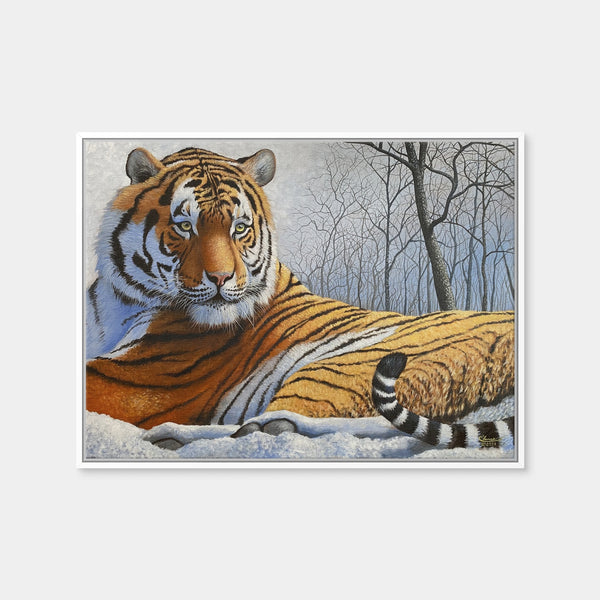 Majestic Tiger Wall Art — Framed Canvas Format preview