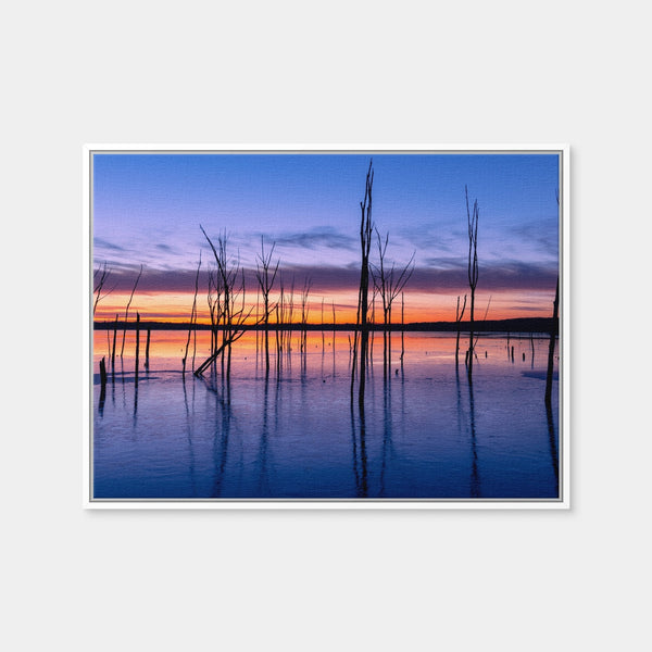 Manasquan Reservoir Wall Art — Framed Canvas Format preview
