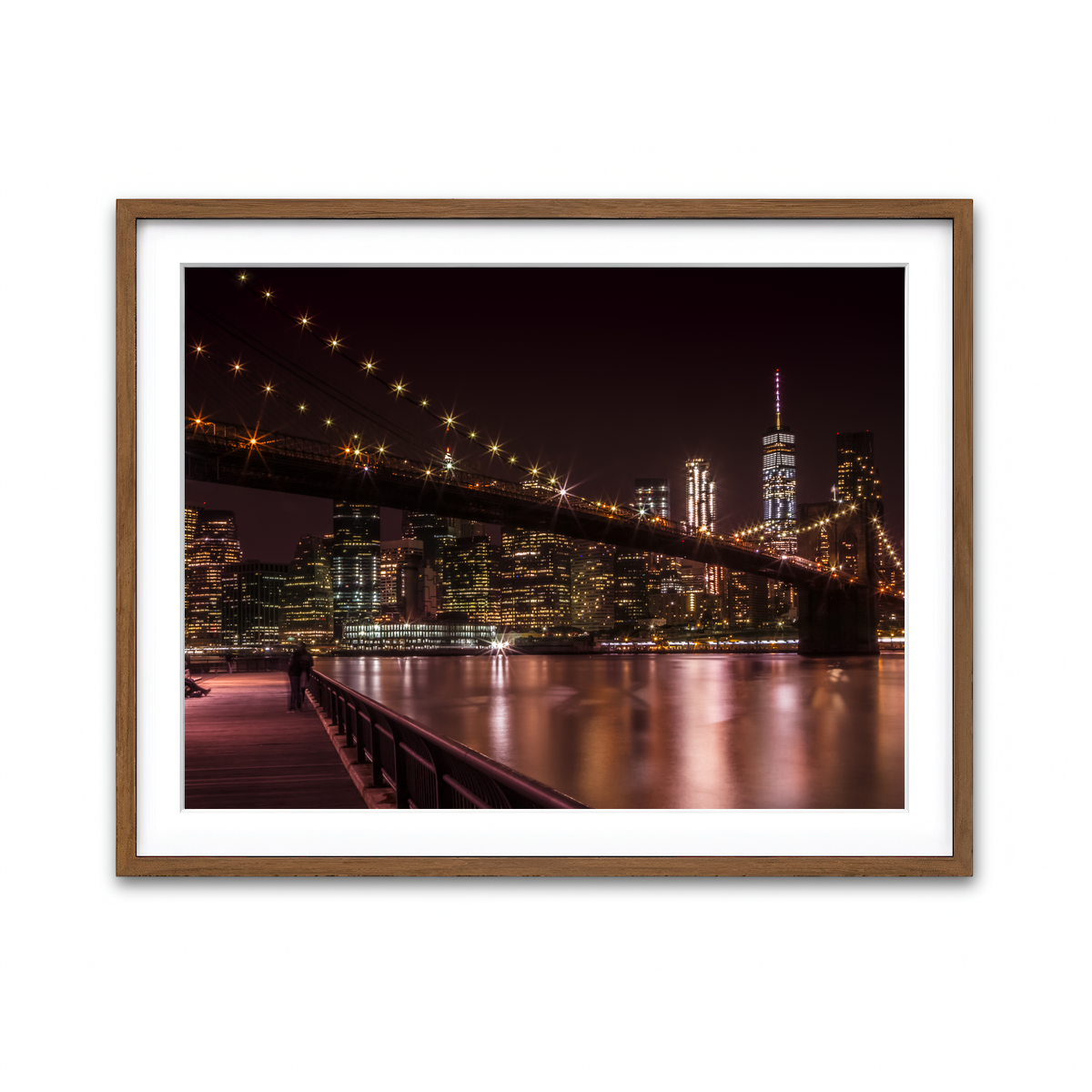 Framed Print 4x3 Walnut