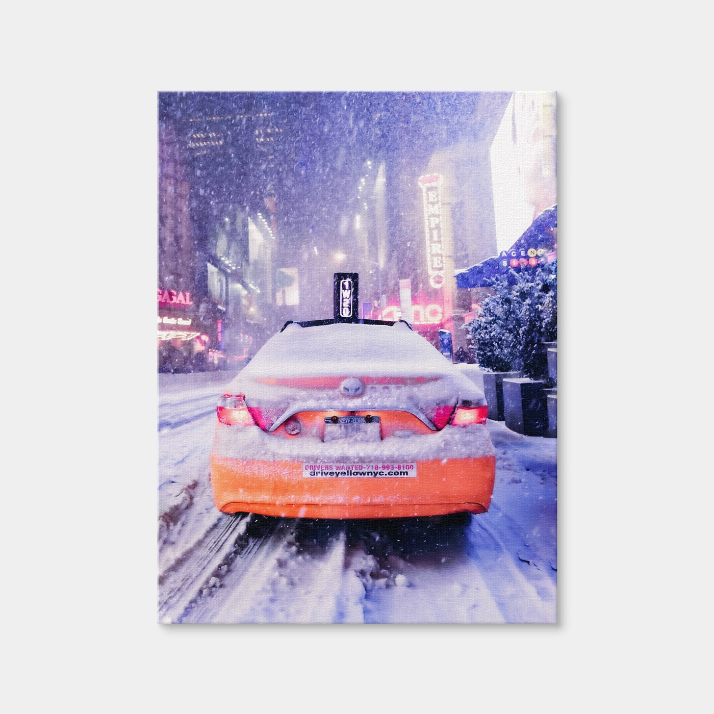 AUTO-MOCKUP WHITE | Manhattan Snow Storm | 1 Piece | Gallery Wrap Canvas | group=3x4