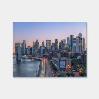AUTO-MOCKUP WHITE | Manhattan Sunset | 1 Piece | Gallery Wrap Canvas | group=4x3