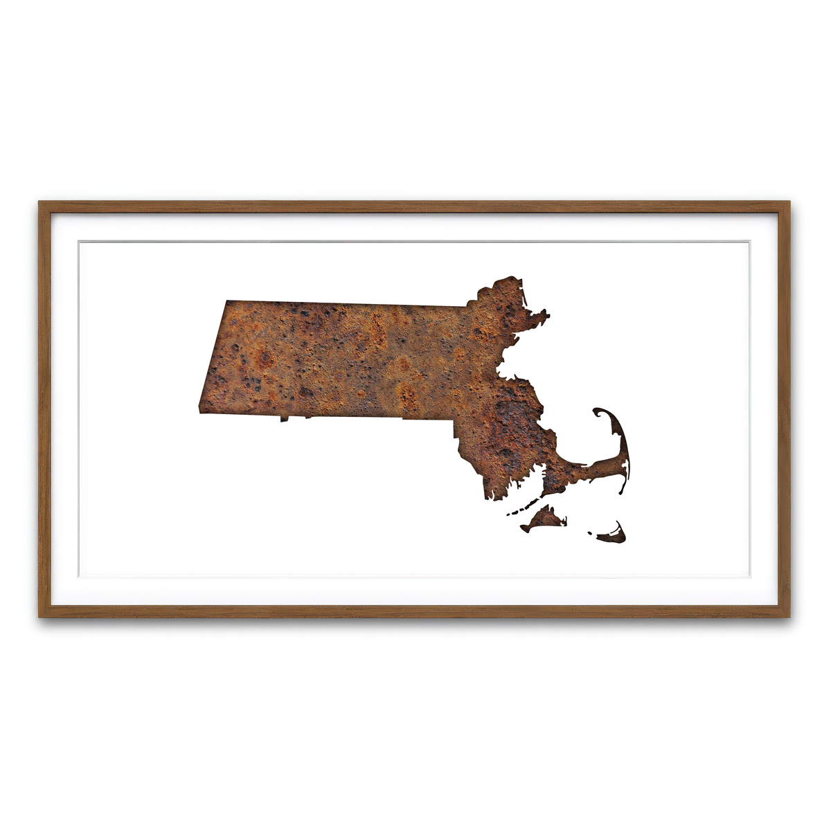 Framed Print 2x1 Walnut