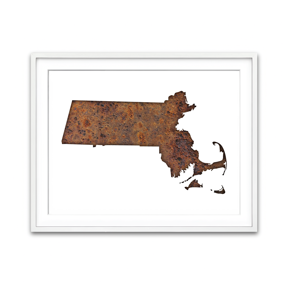 Framed Print 4x3 White