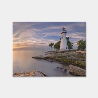 AUTO-MOCKUP WHITE | Marblehead Lighthouse on Lake Erie | 1 Piece | Gallery Wrap Canvas | group=4x3
