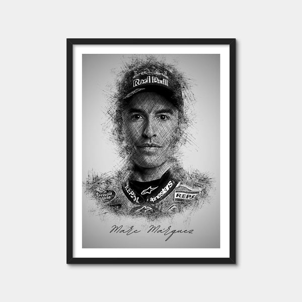 Marc Marquez Wall Art — Framed Print Format preview