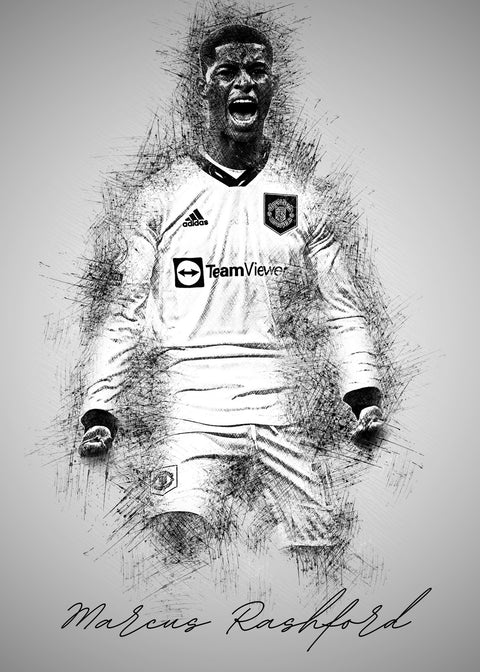 Marcus Rashford Wall Art