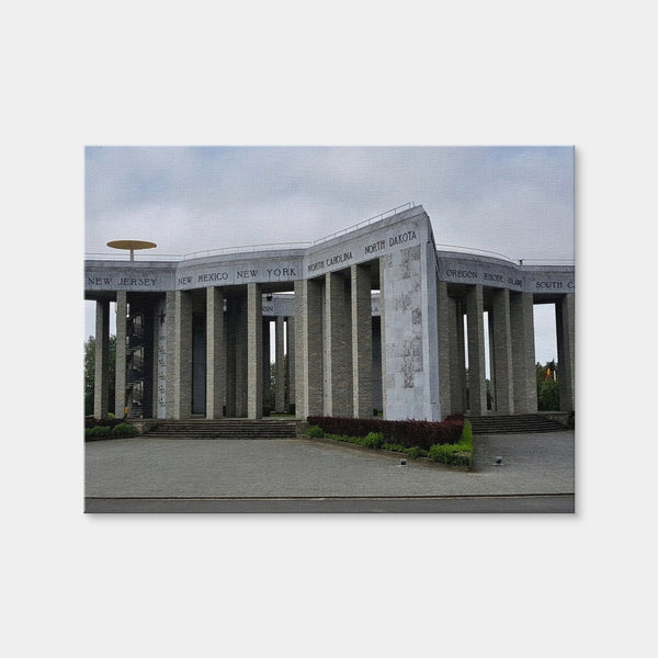 Mardasson Memorial - Battle of the Bulge Wall Art — Canvas Wrap Format preview