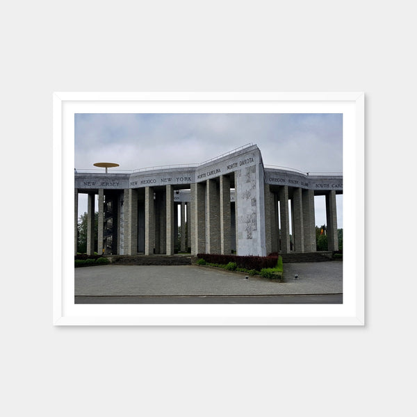 Mardasson Memorial - Battle of the Bulge Wall Art — Framed Print Format preview