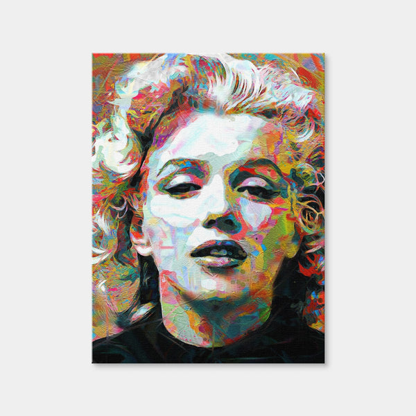 Marilyn Paint Wall Art — Canvas Wrap Format preview