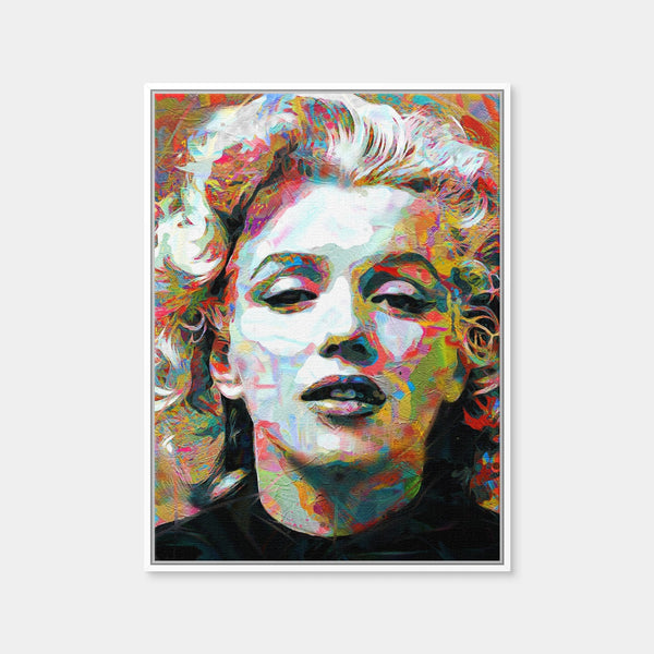 Marilyn Paint Wall Art — Framed Canvas Format preview