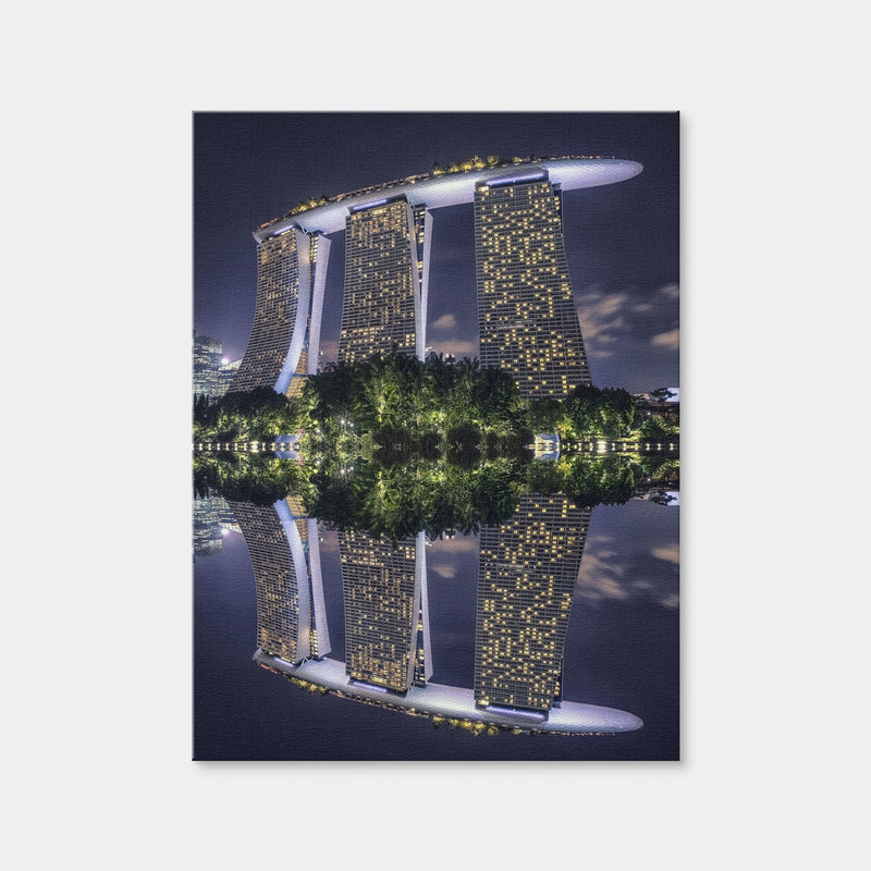 AUTO-MOCKUP WHITE | Marina Bay Sands | 1 Piece | Gallery Wrap Canvas | group=3x4