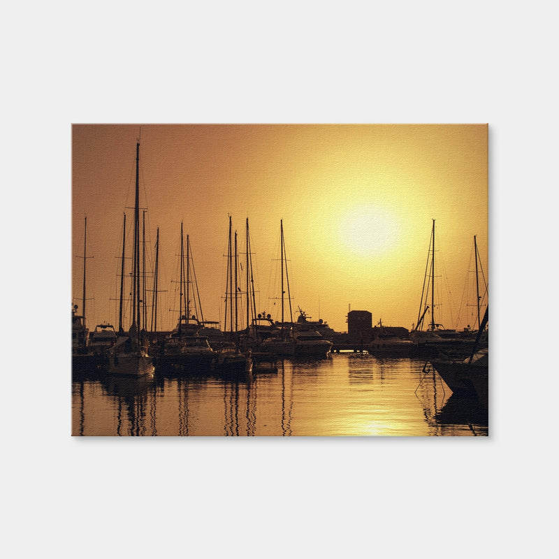 AUTO-MOCKUP WHITE | Marina di Pisa Sunset Tuscany Italy | 1 Piece | Gallery Wrap | group=4x3