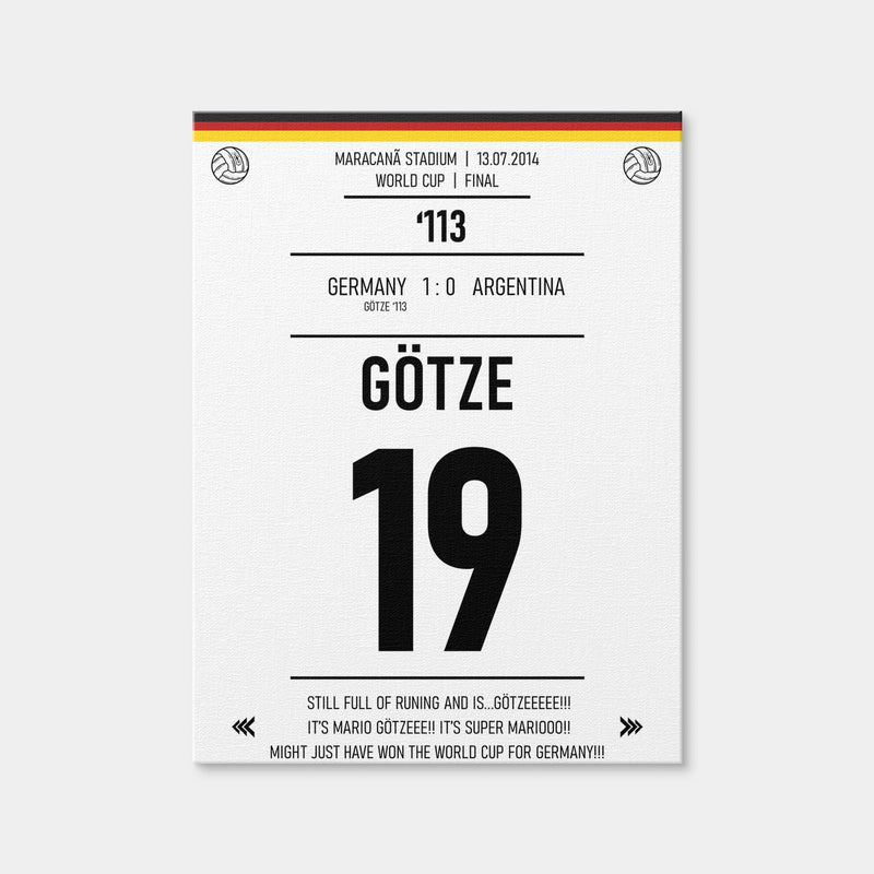 AUTO-MOCKUP WHITE | Mario Gotze | 1 Piece | Gallery Wrap Canvas | group=3x4