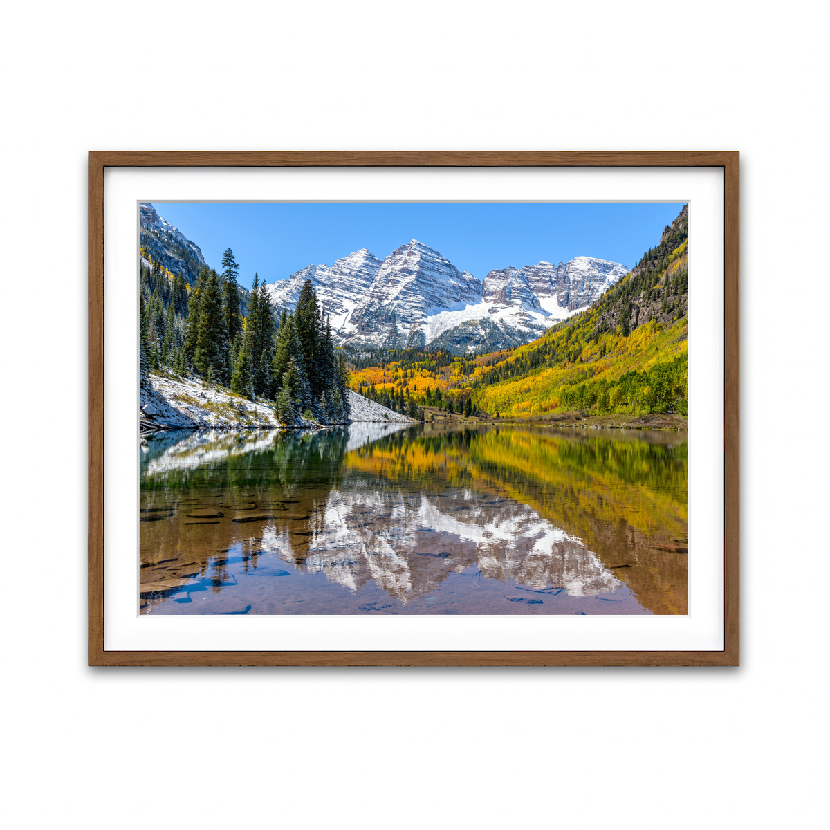 Framed Print 4x3 Walnut