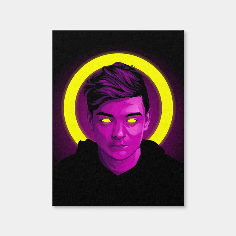 AUTO-MOCKUP WHITE | Martin Garrix | 1 Piece | Gallery Wrap | group=3x4