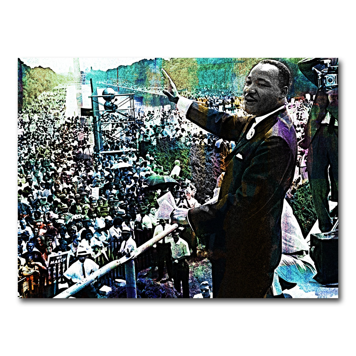 AUTO-MOCKUP WHITE | Martin Luther King Jr | 1 Piece | Gallery Wrap Canvas | group=4x3