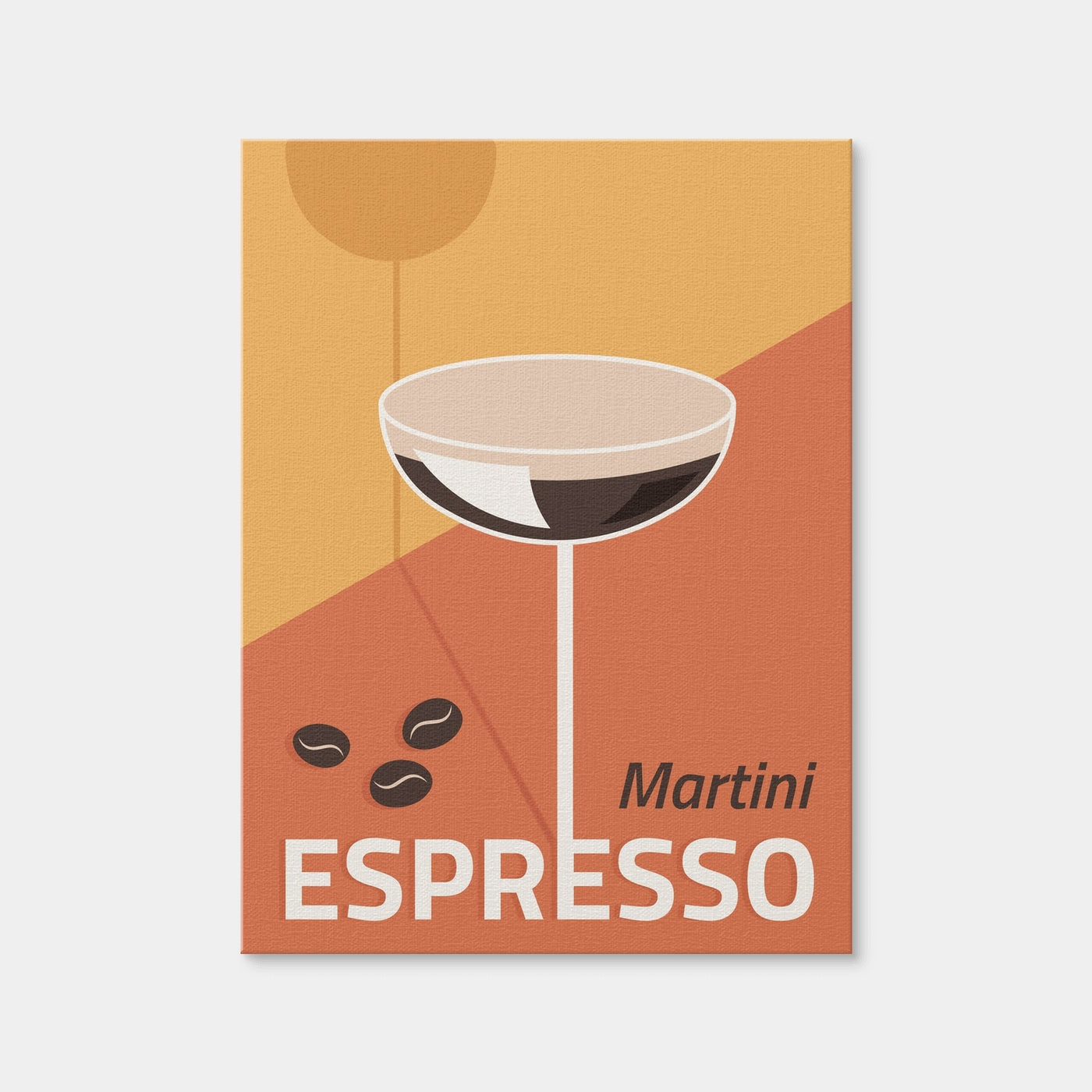 AUTO-MOCKUP WHITE | Martini Espresso Drink | 1 Piece | Gallery Wrap Canvas | group=3x4