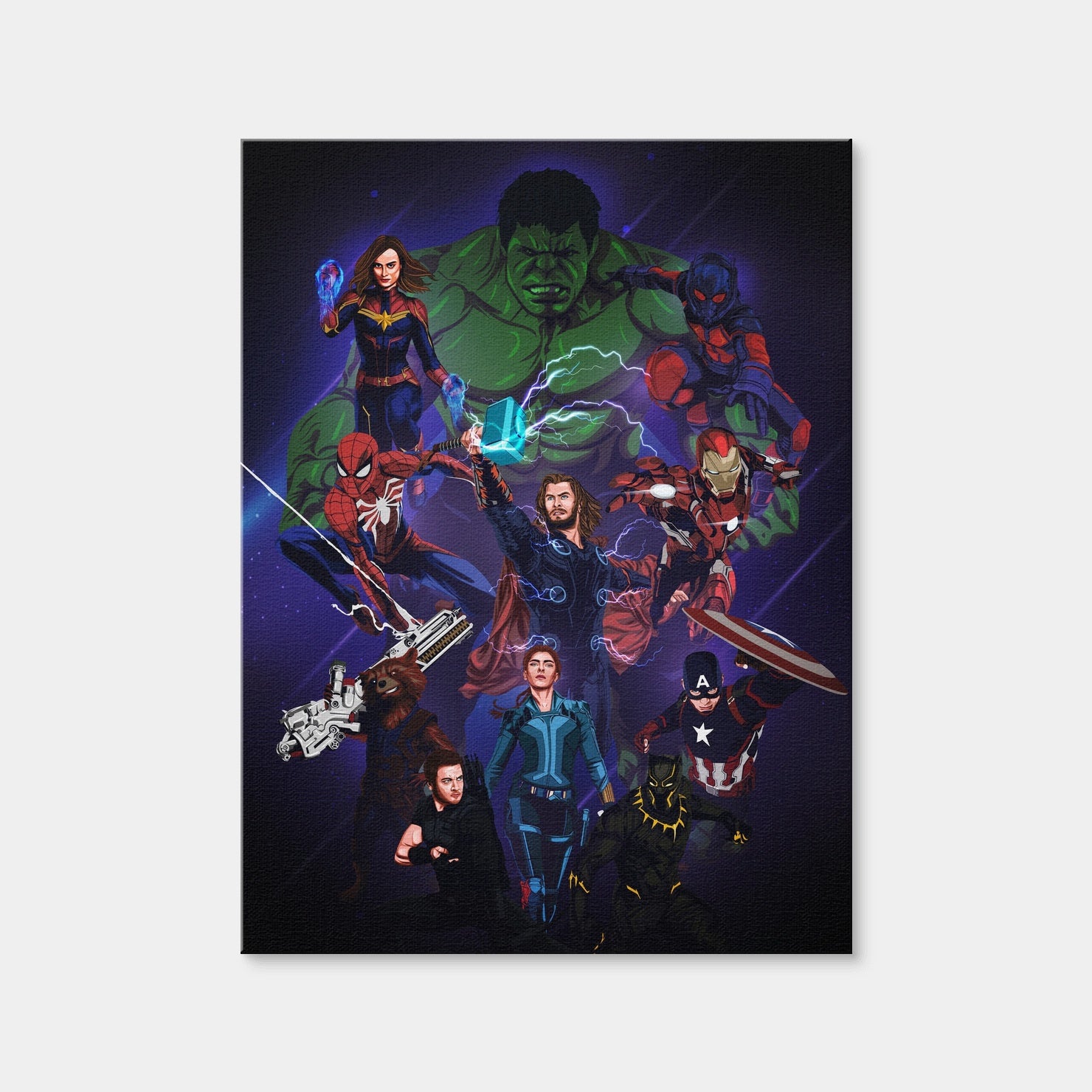 AUTO-MOCKUP WHITE | Marvel Characters | 1 Piece | Gallery Wrap Canvas | group=3x4