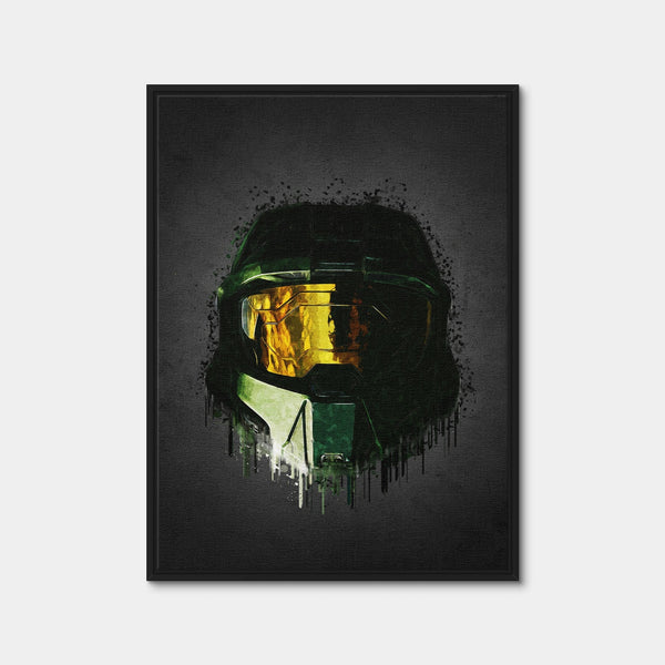 Master Chief Portrait Wall Art — Framed Canvas Format preview