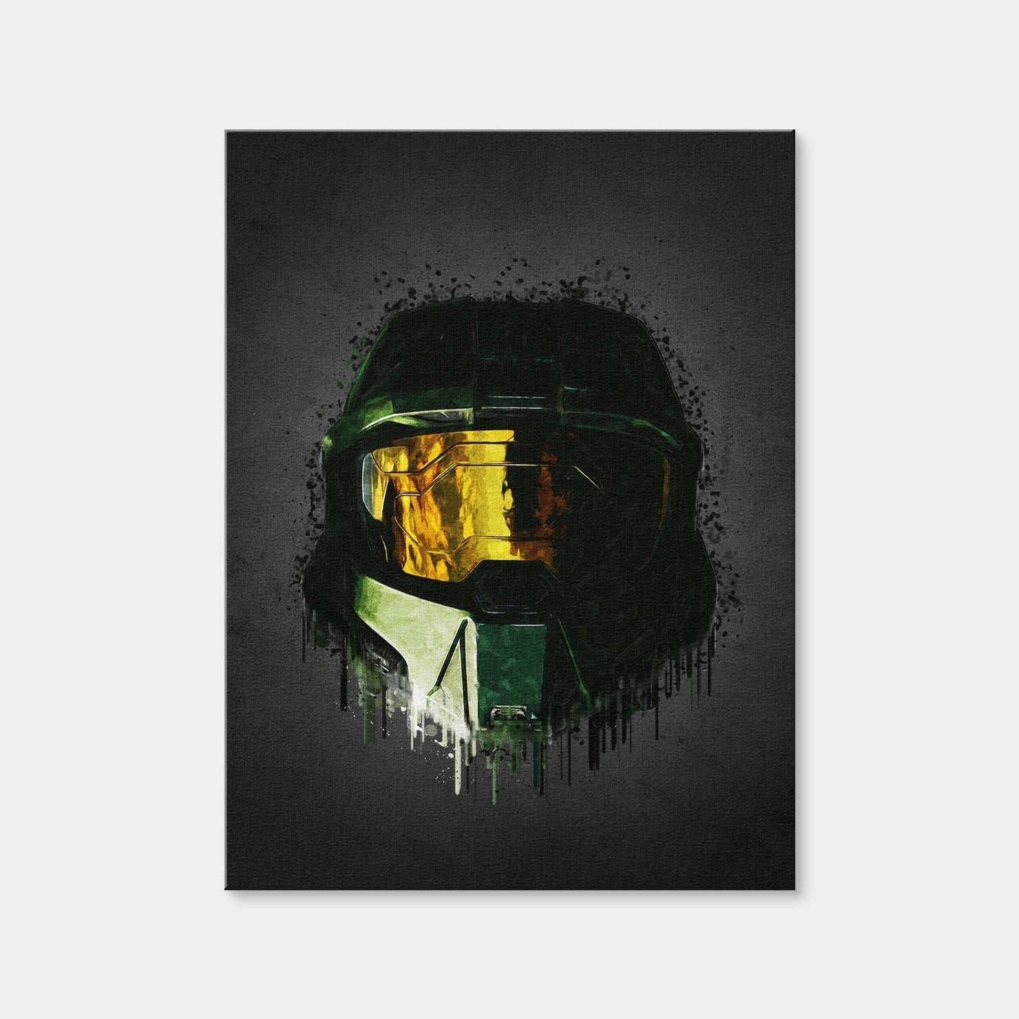 AUTO-MOCKUP WHITE | Master Chief Portrait | 1 Piece | Gallery Wrap Canvas | group=3x4