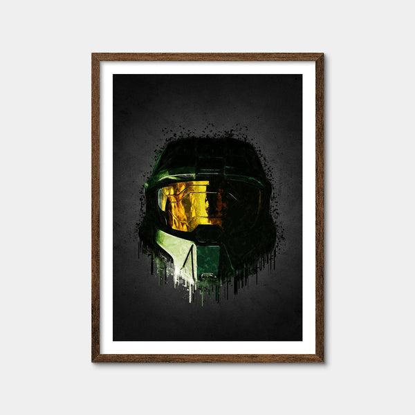Master Chief Portrait Wall Art — Framed Print Format preview