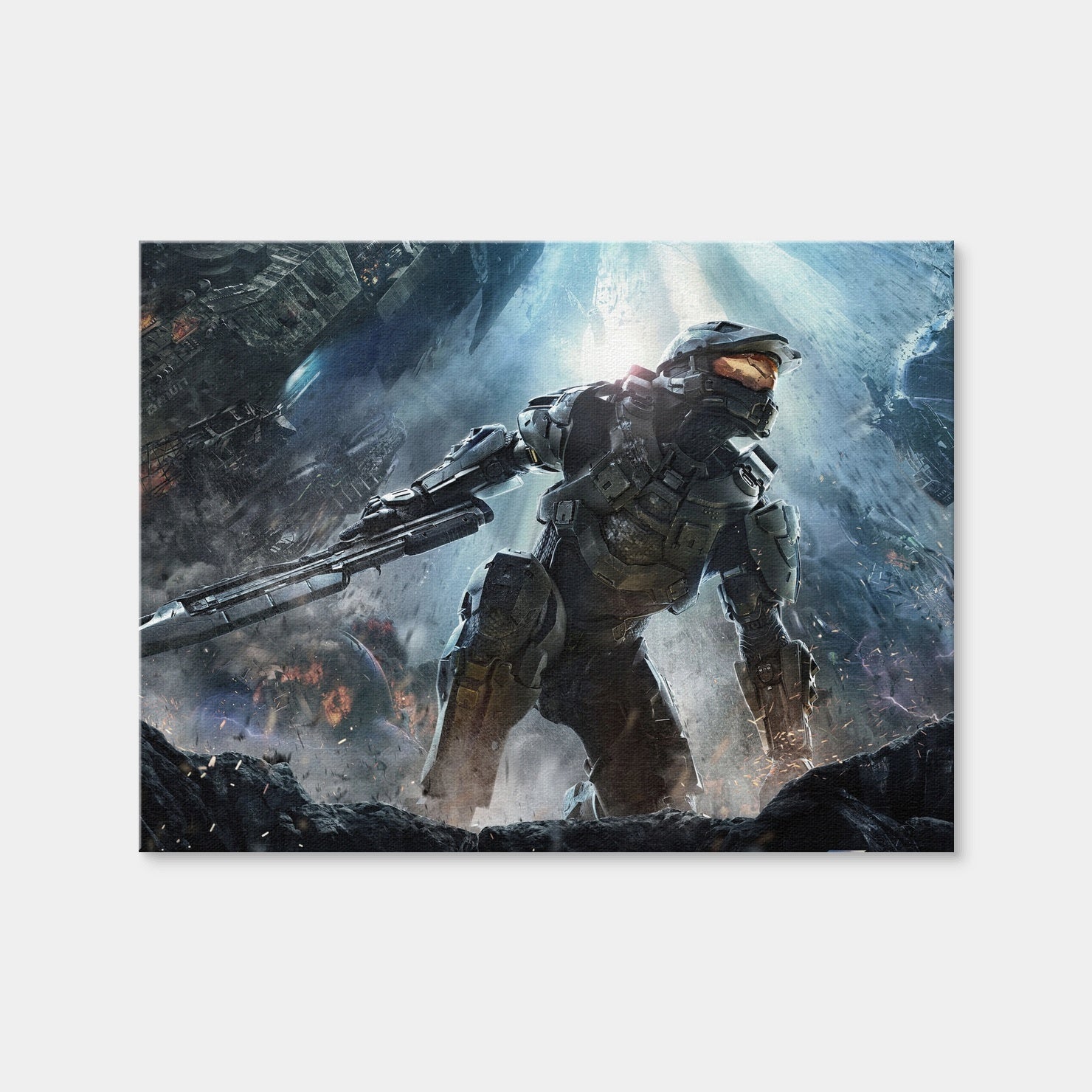 AUTO-MOCKUP WHITE | Master Chief | 1 Piece | Gallery Wrap Canvas | group=4x3