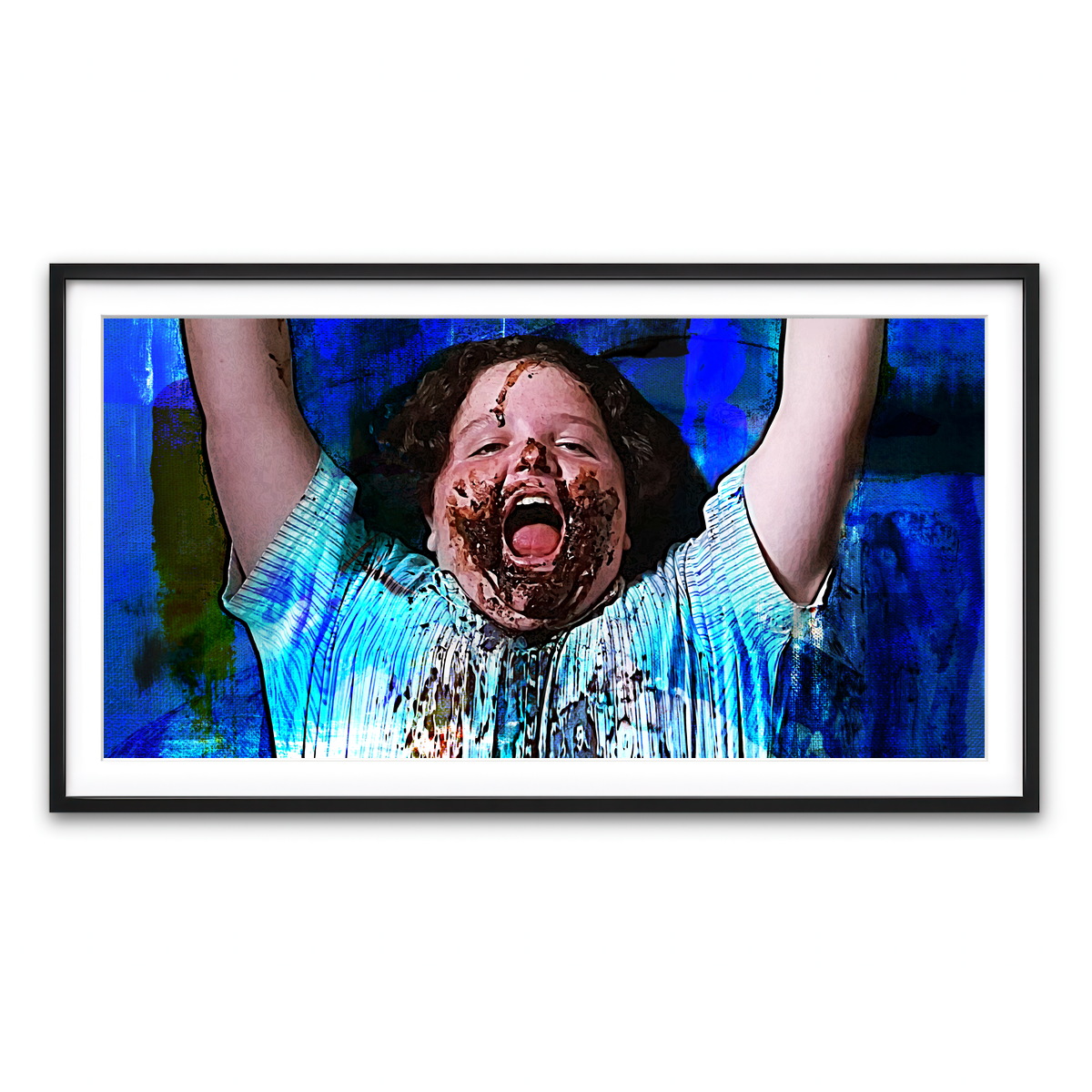 Framed Print 2x1 Black