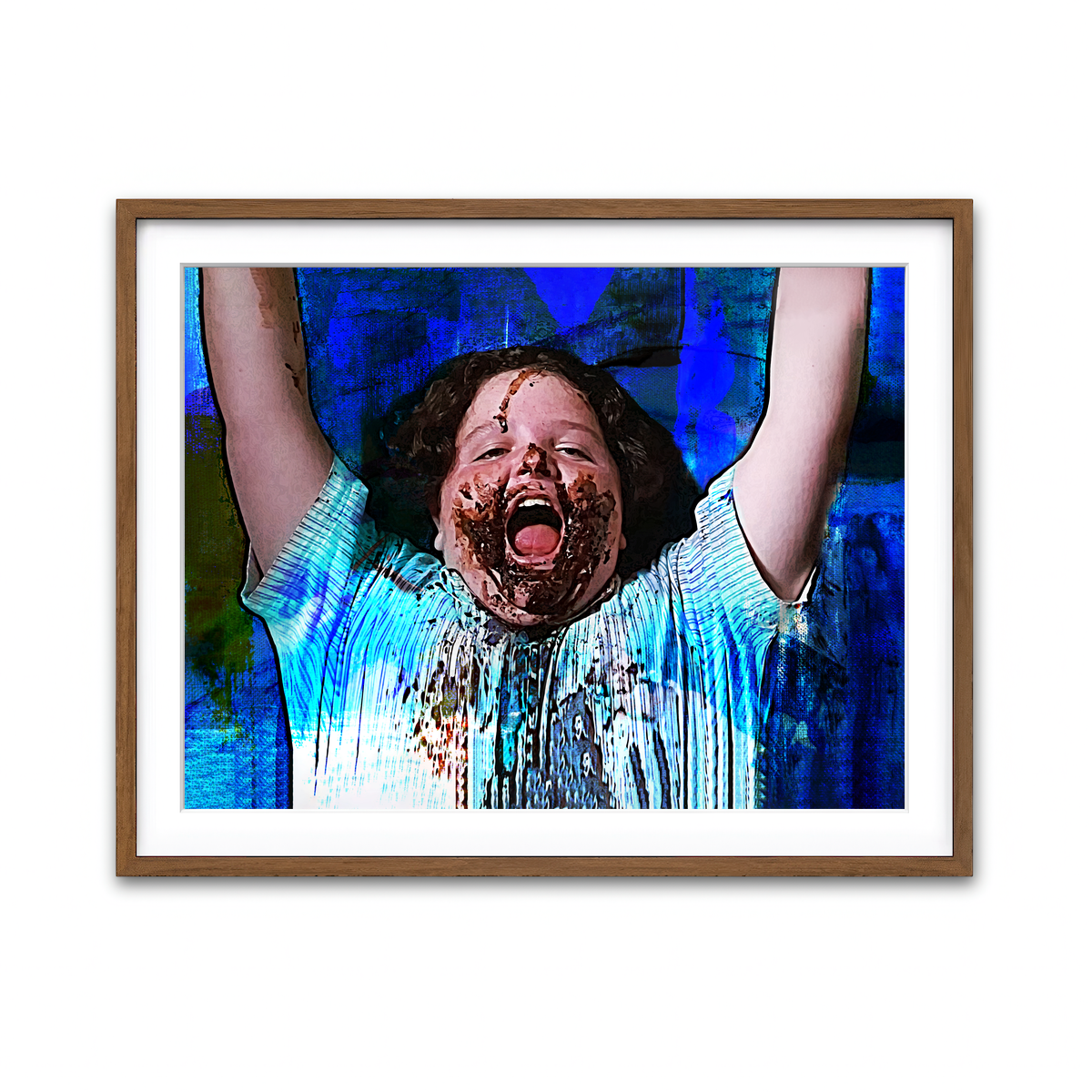 Framed Print 4x3 Walnut