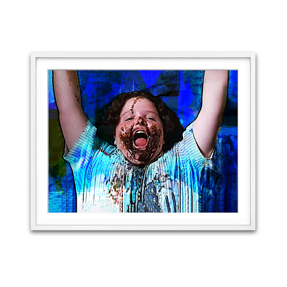 Framed Print 4x3 White