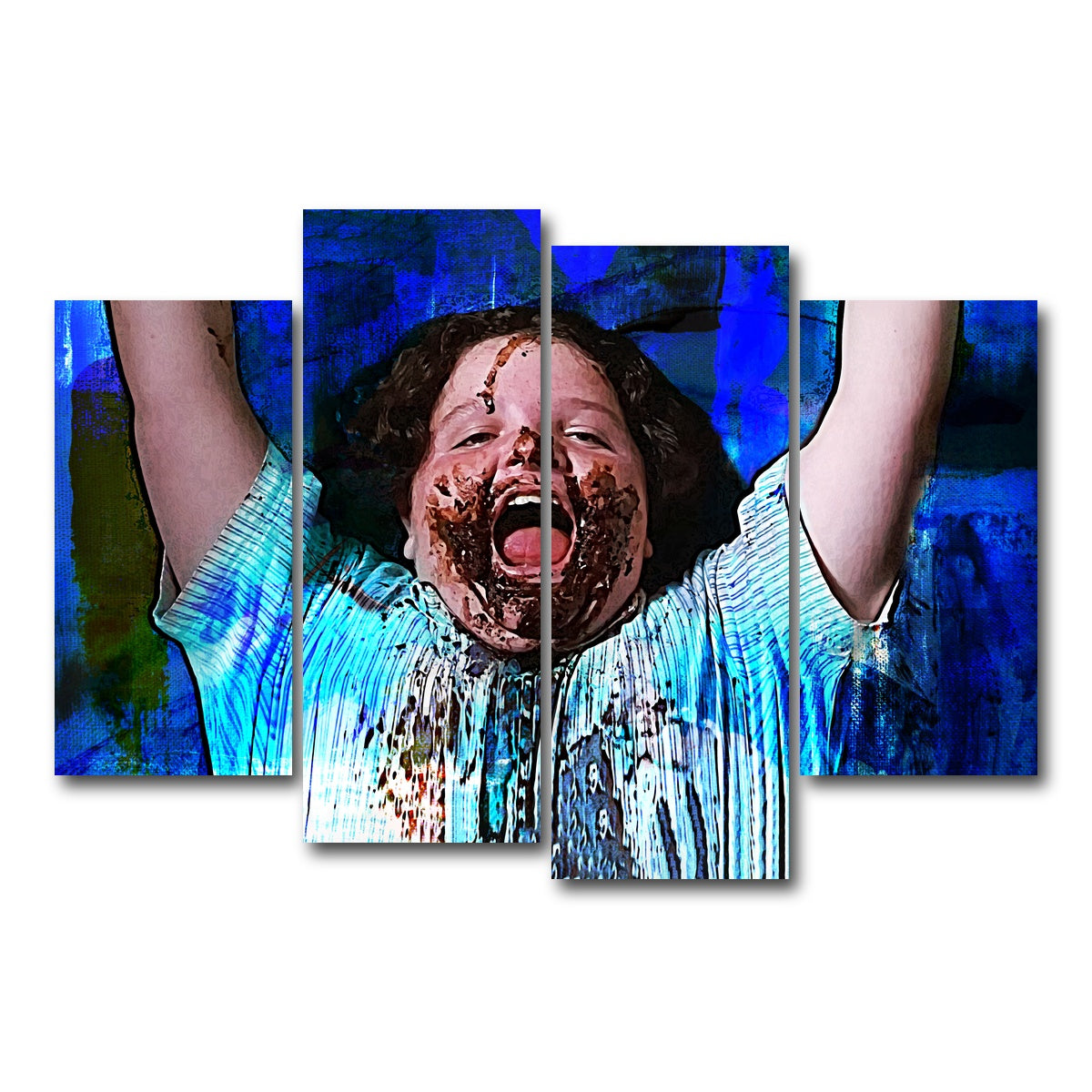 AUTO-MOCKUP WHITE | Matilda Cake Scene | 4 Piece | Gallery Wrap Canvas | group=4_short