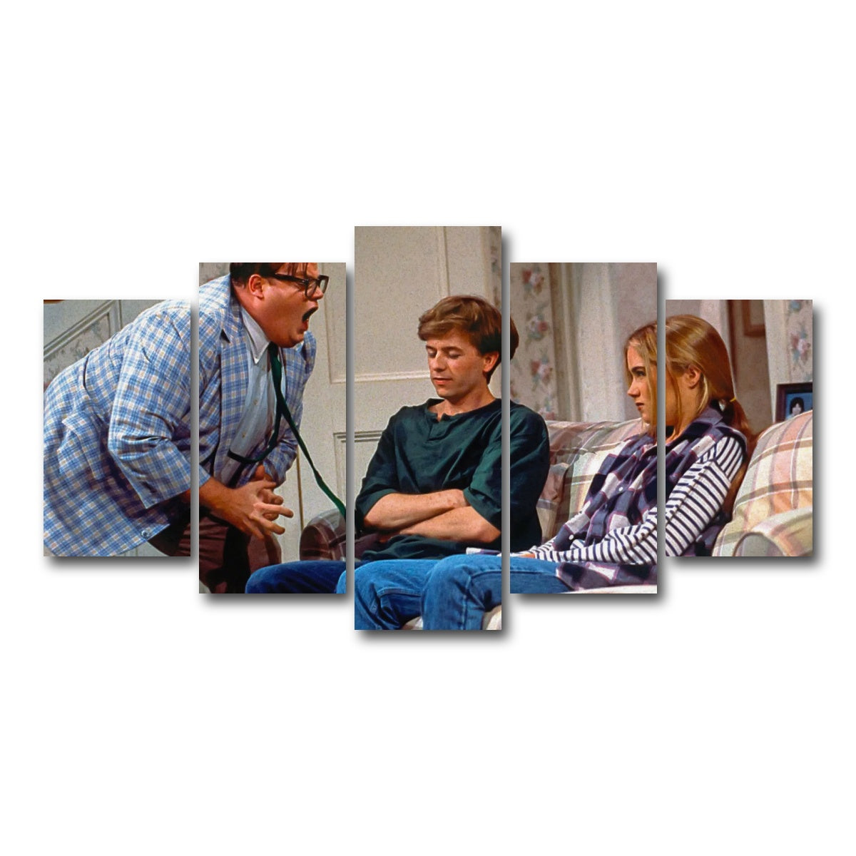 AUTO-MOCKUP WHITE | Matt Foley - Full Color | 5 Piece | Gallery Wrap Canvas | group=5_normal
