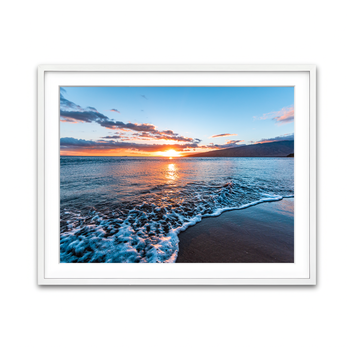 Framed Print 4x3 White