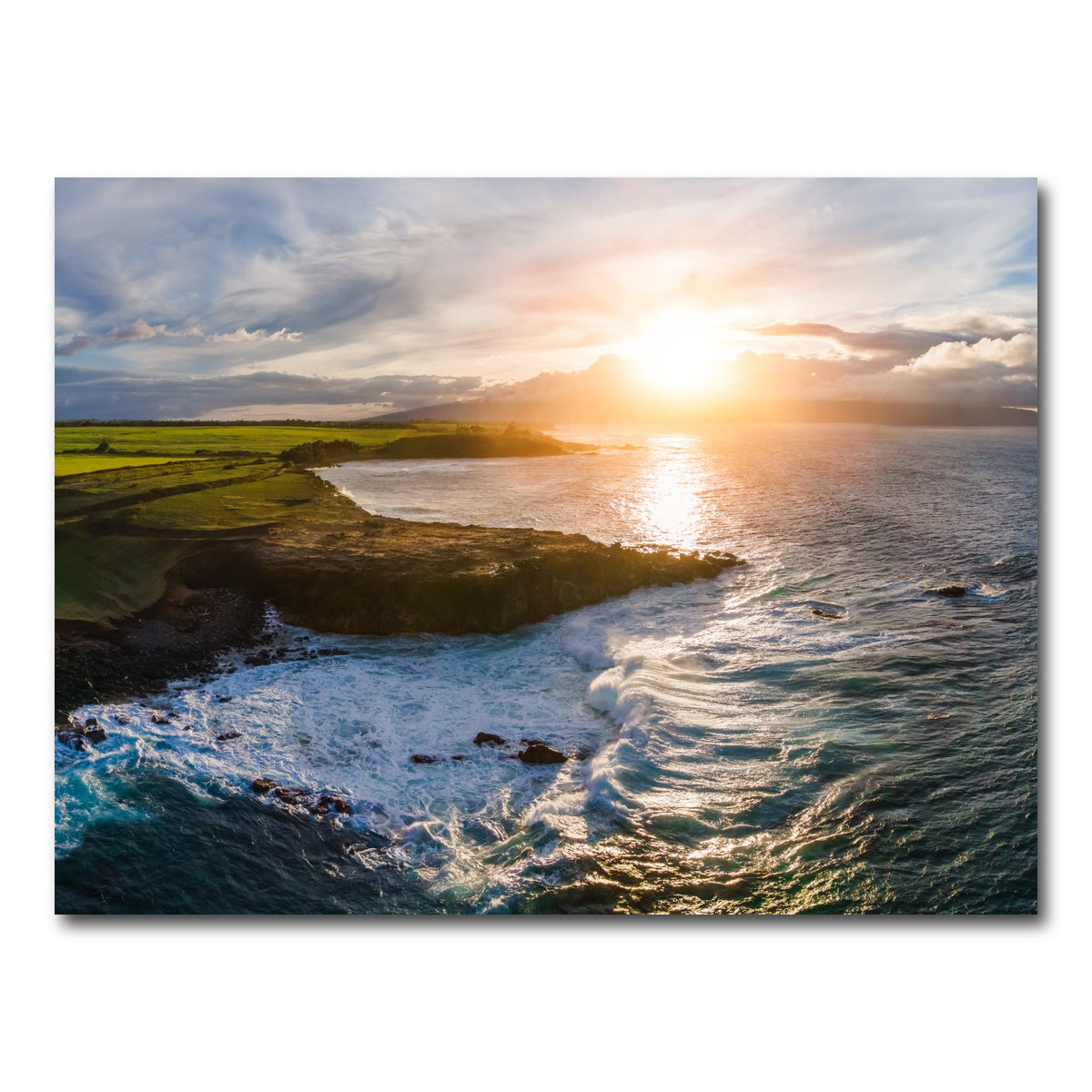 AUTO-MOCKUP WHITE | Maui Coast Sunny | 1 Piece | Gallery Wrap Canvas | group=4x3