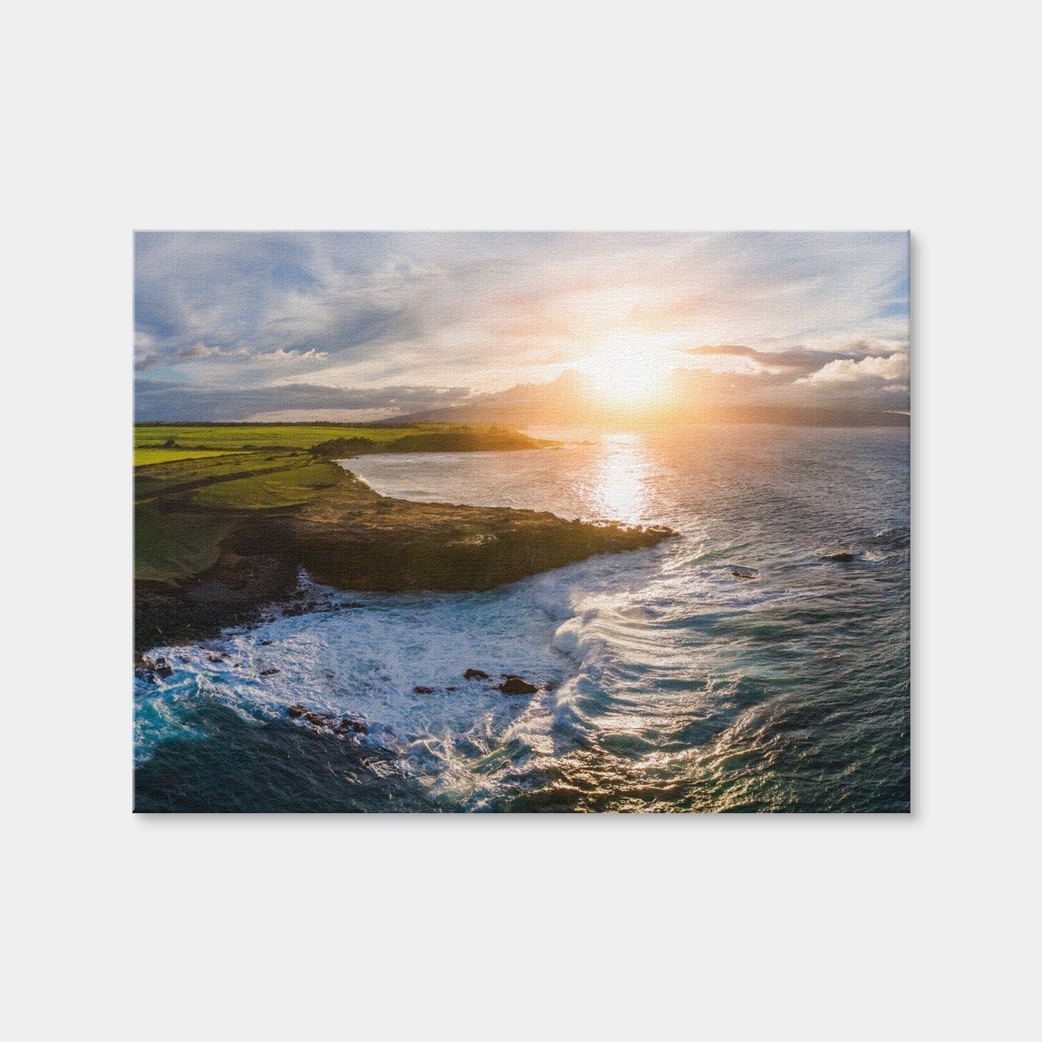 AUTO-MOCKUP WHITE | Maui Coast Sunny | 1 Piece | Gallery Wrap Canvas | group=4x3