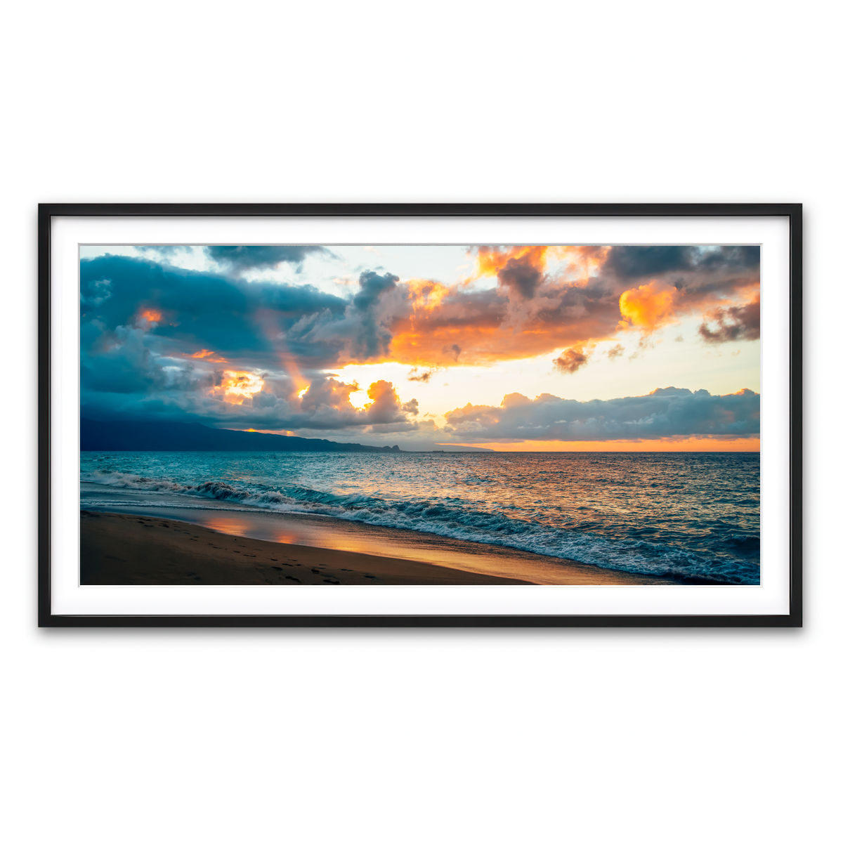 Framed Print 2x1 Black