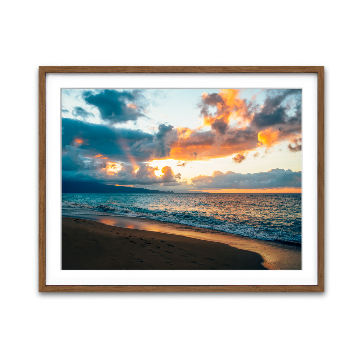 Framed Print 4x3 Walnut