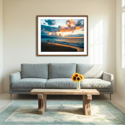 AUTO-MOCKUP ROOM | Maui Sunset Wall Art
