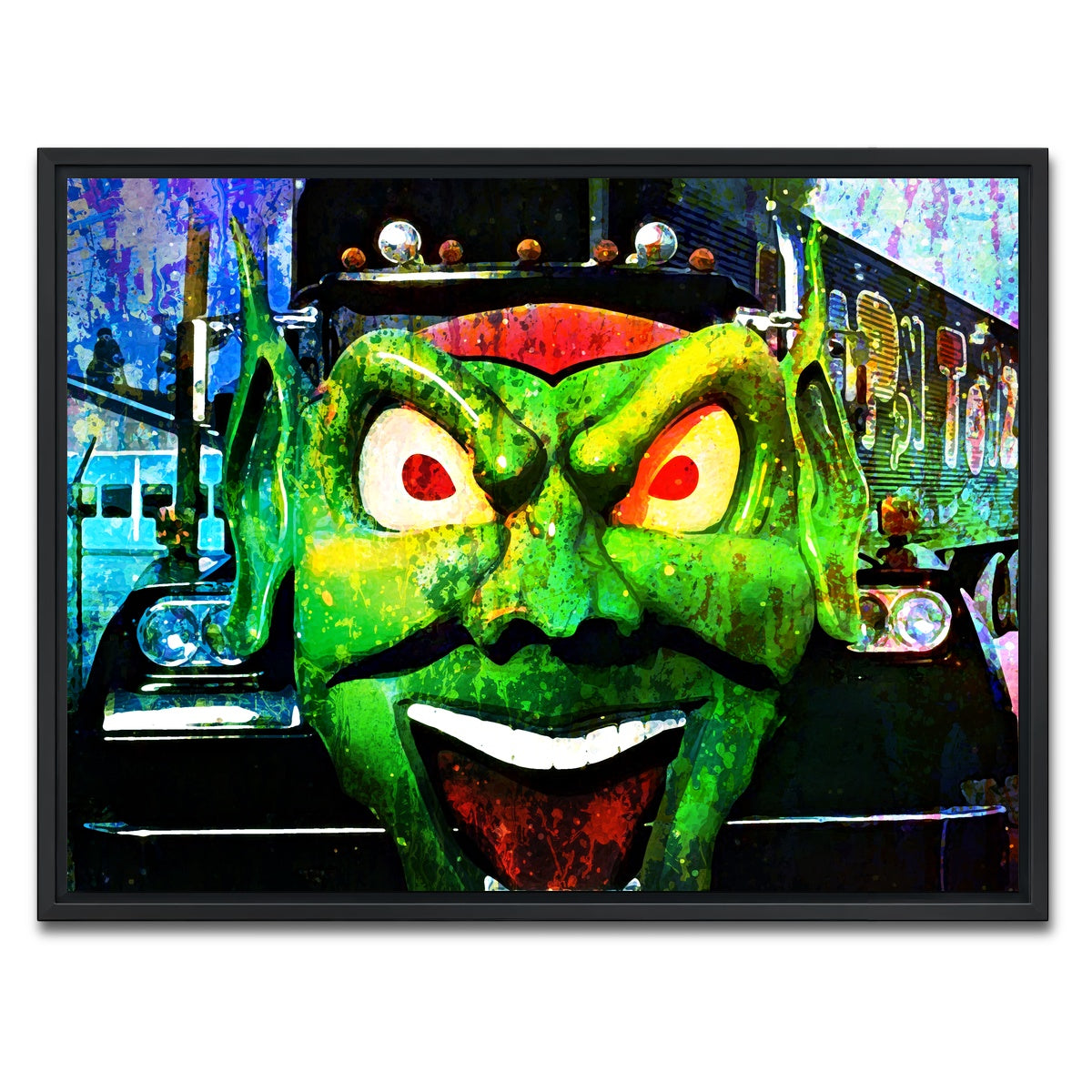 AUTO-MOCKUP WHITE | Maximum Overdrive | 1 Piece | Black Framed Canvas | group=4x3