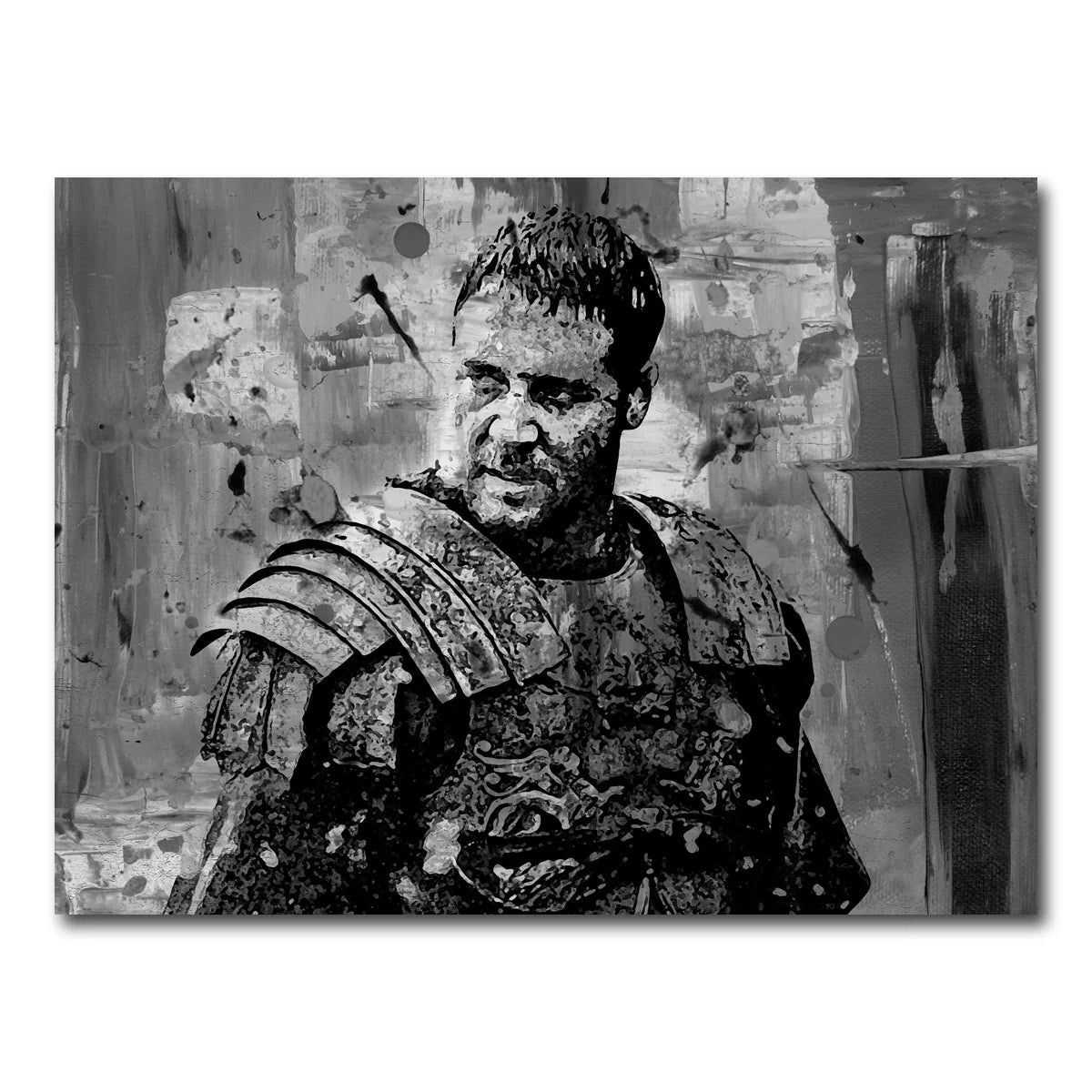 Maximus Grayscale Wall Art