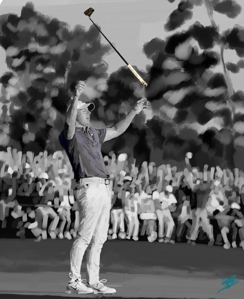 Mcilroy Masters Champion Wall Art
