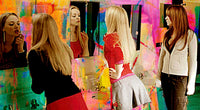 Mean Girls Lipstick Wall Art