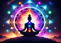Meditating Chakras Wall Art