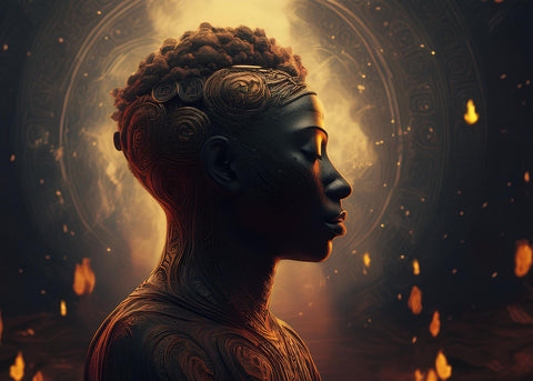 Meditating Soul Wall Art