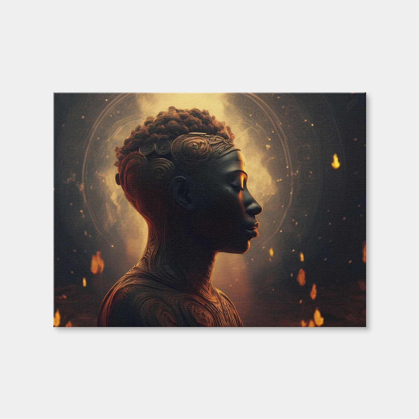 AUTO-MOCKUP WHITE | Meditating Soul | 1 Piece | Gallery Wrap Canvas | group=4x3