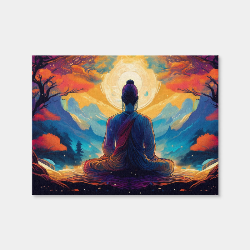 AUTO-MOCKUP WHITE | Meditation Painting | 1 Piece | Gallery Wrap Canvas | group=4x3