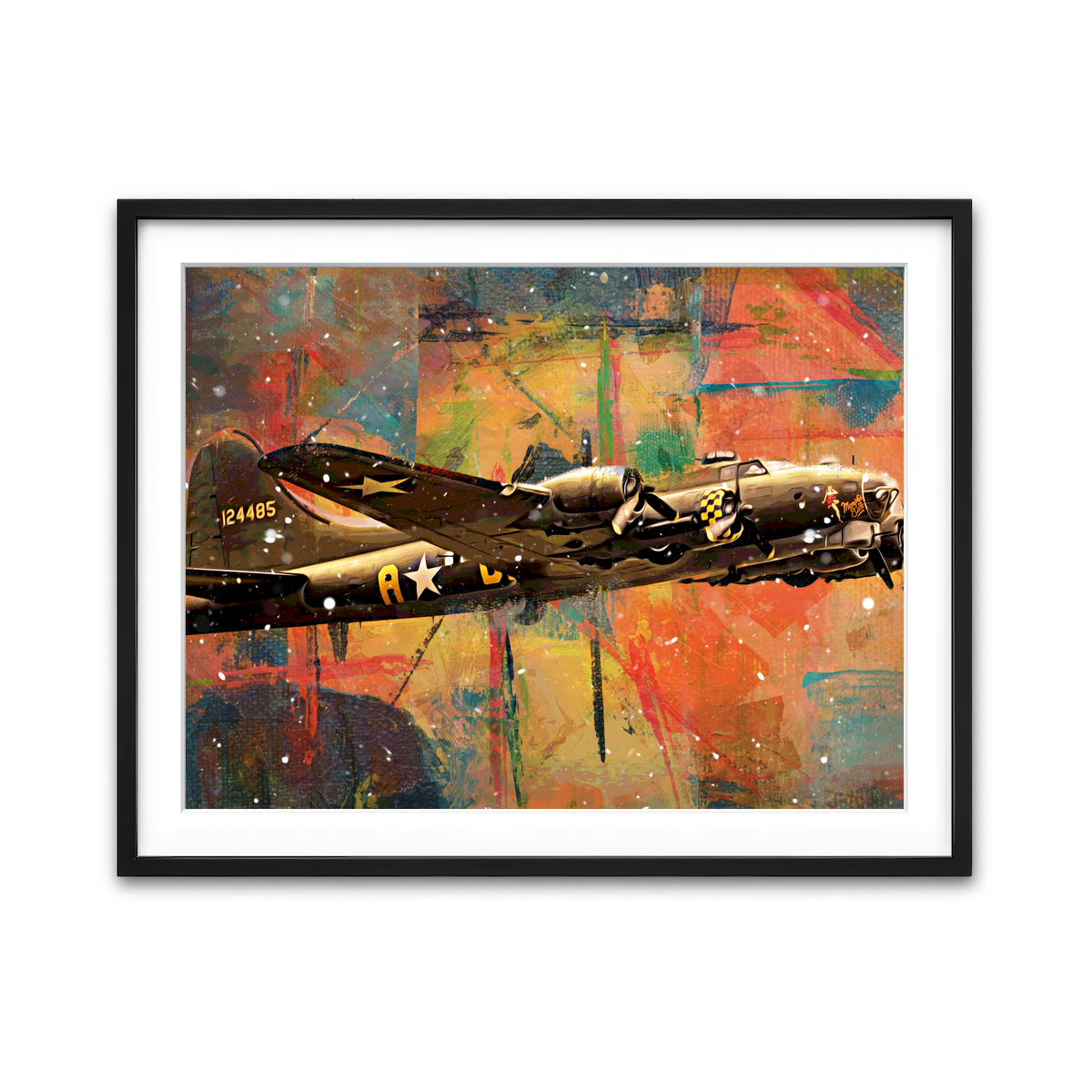 Framed Print 4x3 Black